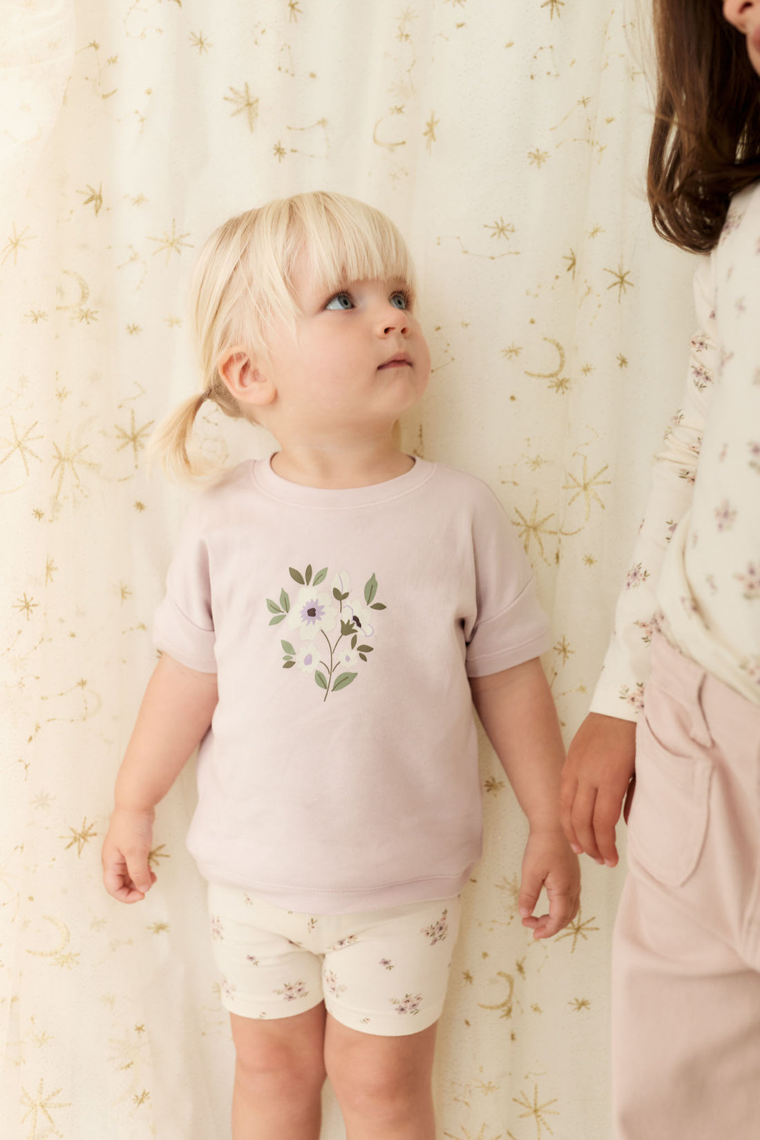 Pima Cotton Mimi Top - Luna Goldie Bouquet Childrens Top from Jamie Kay NZ