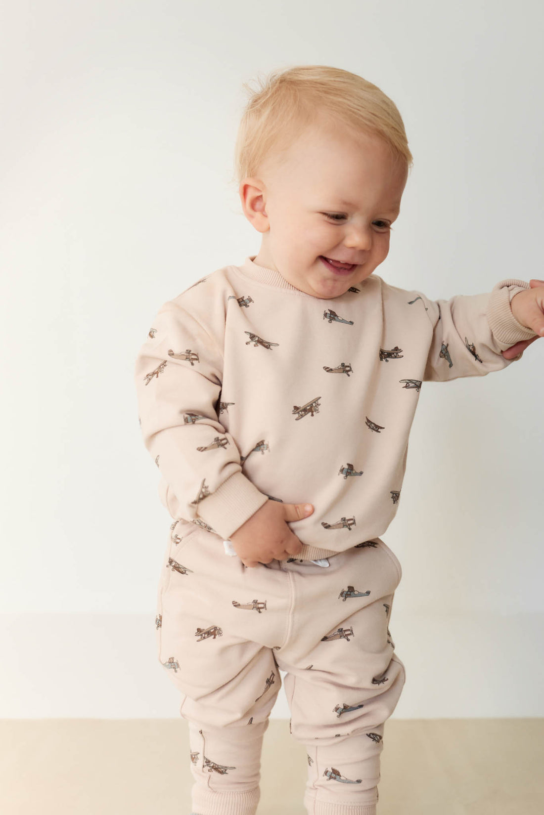 Organic Cotton Jalen Oversized Jumper - Avion Large Shell Childrens Jumper from Jamie Kay NZ