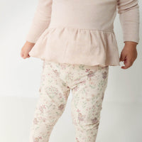 Organic Cotton Everyday Legging - Fairy Willow Childrens Legging from Jamie Kay NZ