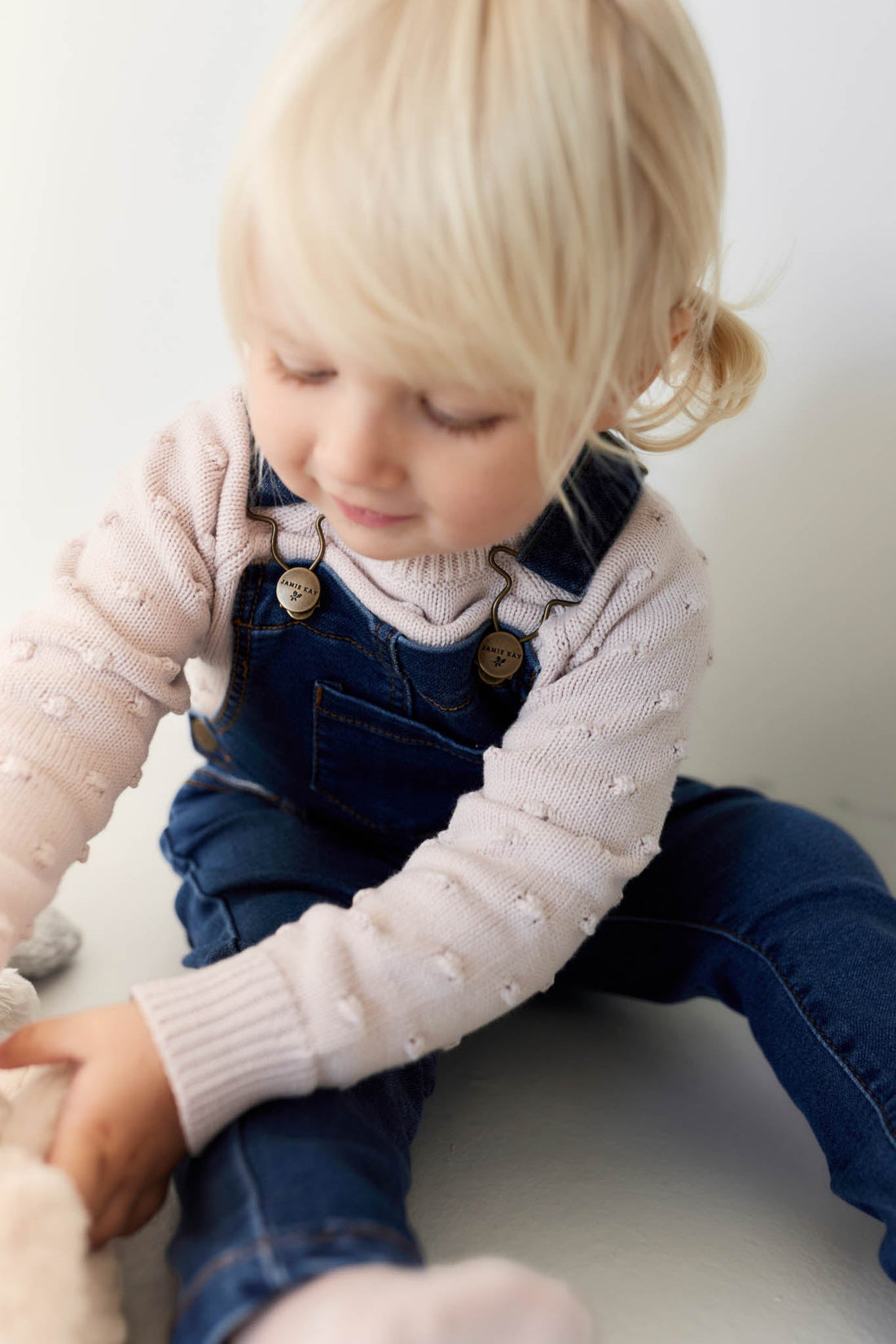 Dotty Knitted Jumper - Luna Childrens Jumper from Jamie Kay NZ