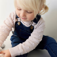 Dotty Knitted Jumper - Luna Childrens Jumper from Jamie Kay NZ