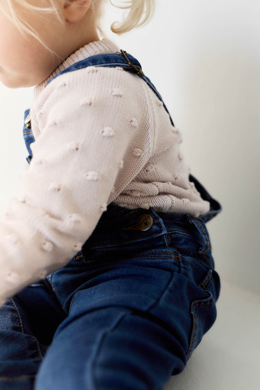 Jordie Overall - Indigo Denim Childrens Overall from Jamie Kay NZ