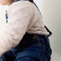 Dotty Knitted Jumper - Luna Childrens Jumper from Jamie Kay NZ