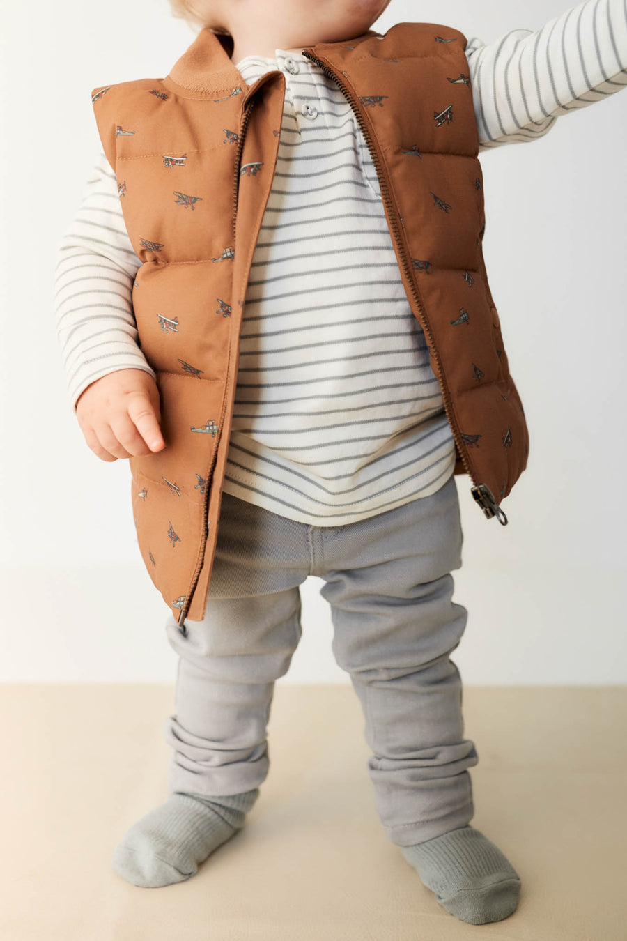 Taylor Vest - Avion Spiced Childrens Vest from Jamie Kay NZ