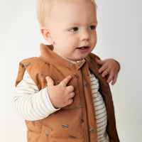 Taylor Vest - Avion Spiced Childrens Vest from Jamie Kay NZ