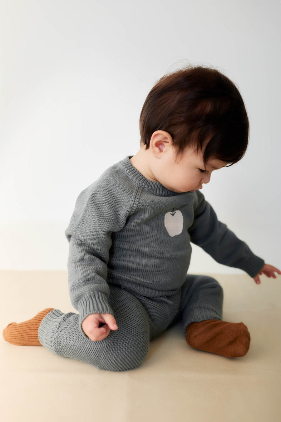 Ethan Jumper - Smoke Apple Childrens Jumper from Jamie Kay NZ