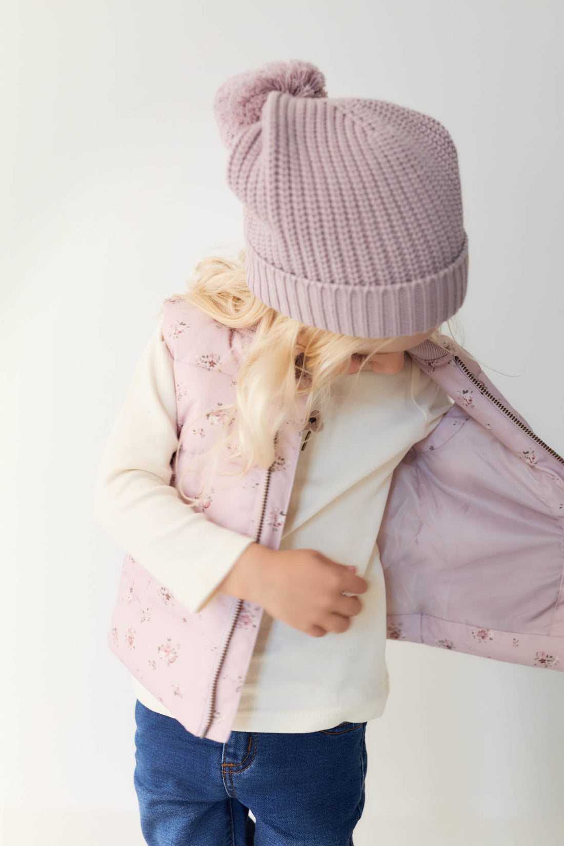 Aurelie Beanie - Luna Marle Childrens Hat from Jamie Kay NZ