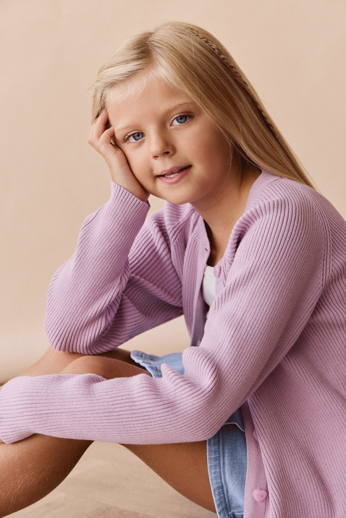 Noelle Cardigan Lilac Blush – Jamie Kay NZ1