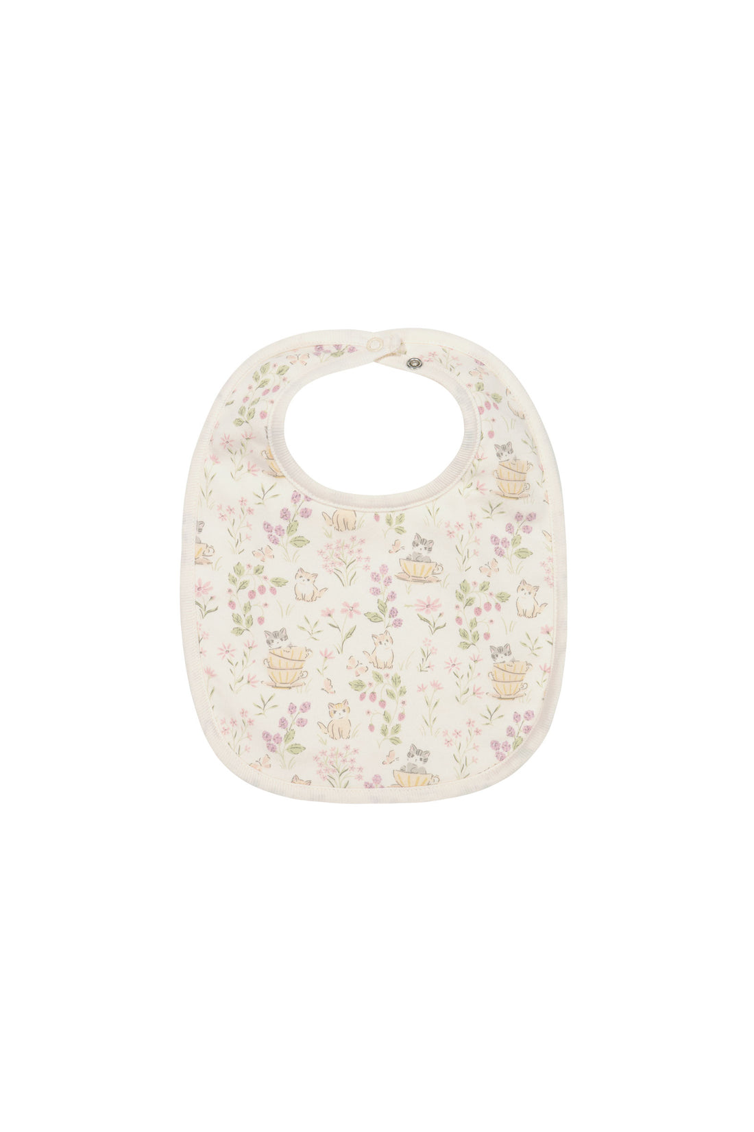 Organic Cotton Bib - Moons Garden Childrens Bib from Jamie Kay NZ