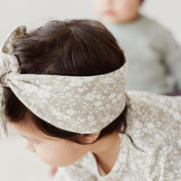 Organic Cotton Headband - Pansy Floral Mist Childrens Headband from Jamie Kay NZ