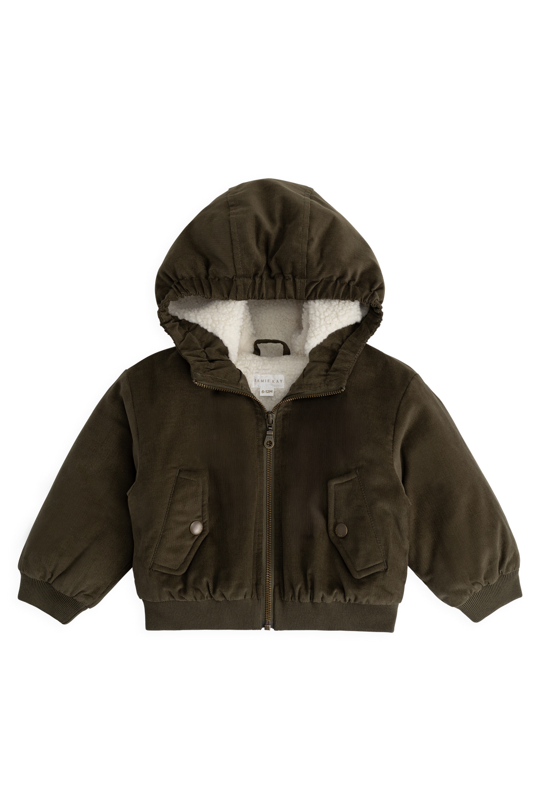 Alastair Jacket - Deep Olive Childrens Jacket from Jamie Kay NZ