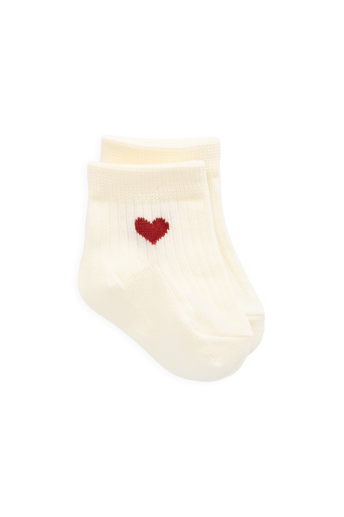 Bellamy Sock - Bellamy Heart Urban Red Childrens Socks from Jamie Kay NZ