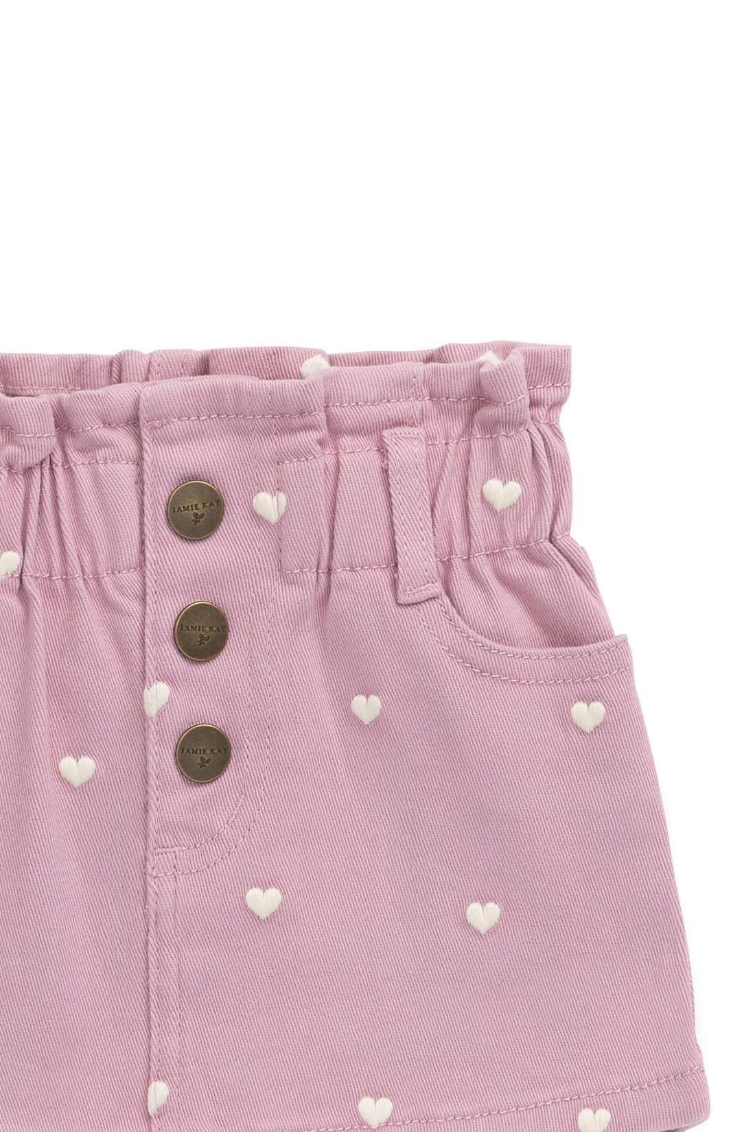 Briella Skirt - Petite Heart Orchid Childrens Skirt from Jamie Kay NZ