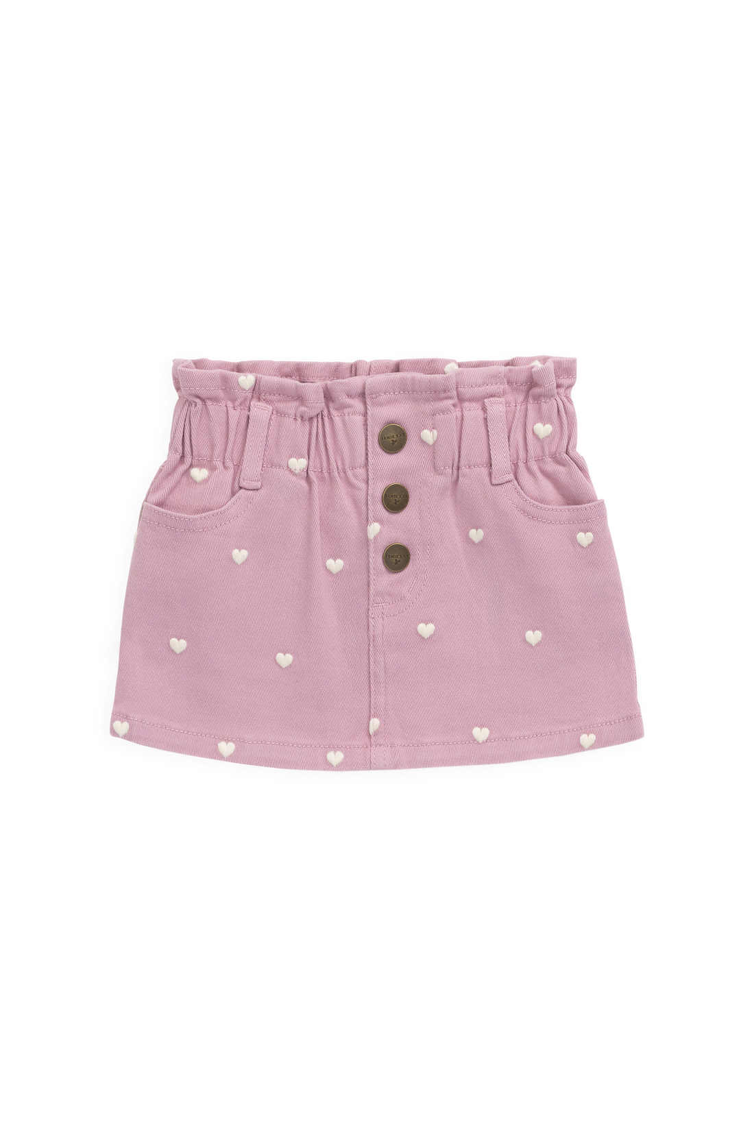 Briella Skirt - Petite Heart Orchid Childrens Skirt from Jamie Kay NZ