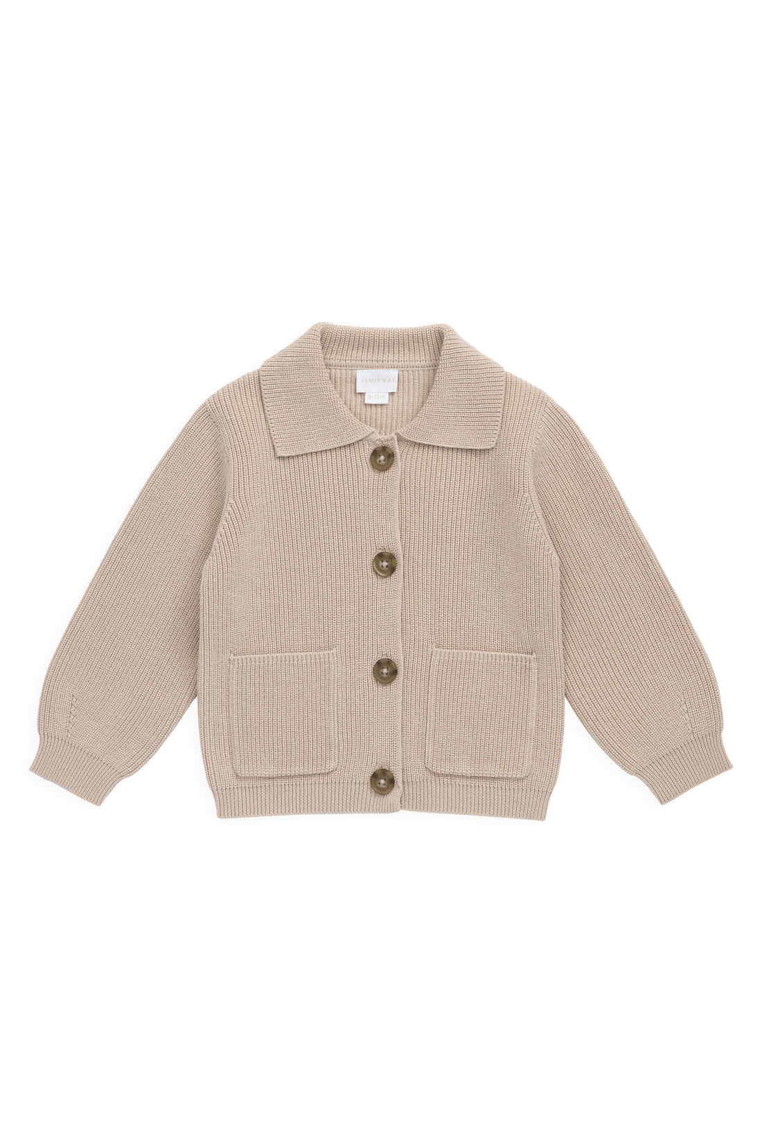 Ford Knit Jacket - Sand Childrens jacket from Jamie Kay NZ