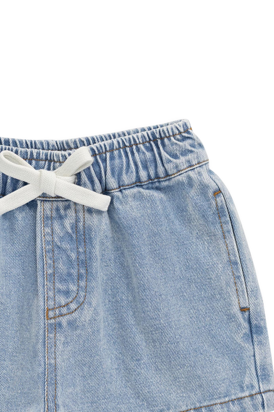 Kane Denim Short - Light Wash Childrens Shorts from Jamie Kay NZ