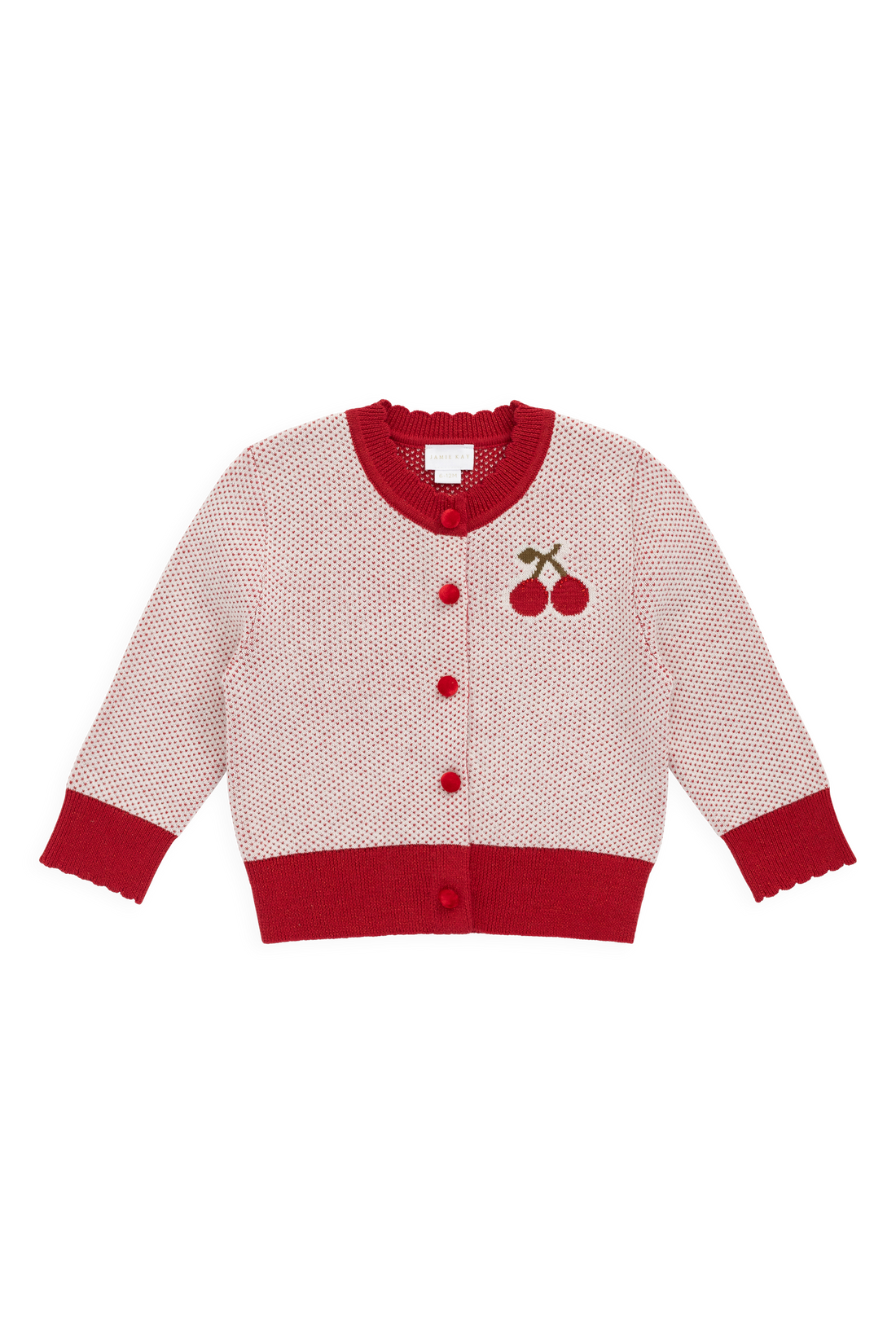Liana Cardigan - Liana Cherry Childrens Cardigan from Jamie Kay NZ