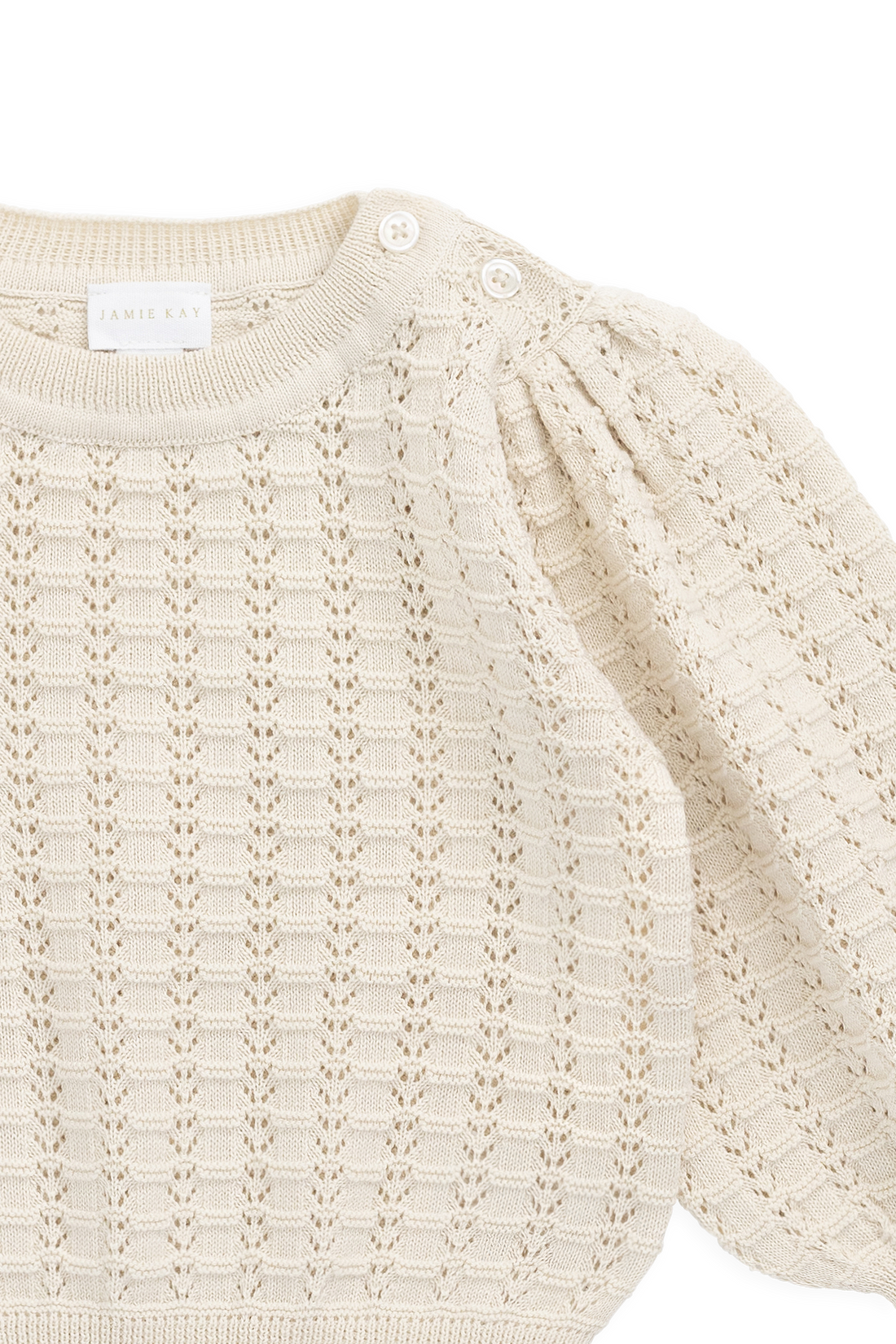 Monica Jumper - Vanilla Childrens Jumper from Jamie Kay NZ