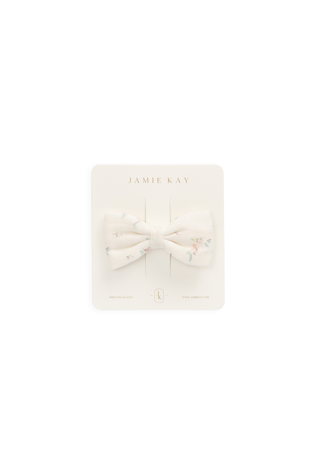 Organic Cotton Desiree Bow - Solange Snow Childrens Bow from Jamie Kay NZ