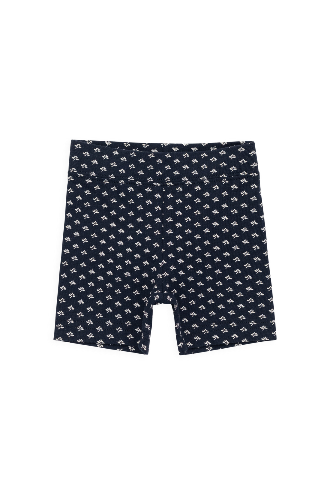 Organic Cotton Everyday Bike Short - Lisa Petite Indigo Childrens Shorts from Jamie Kay NZ