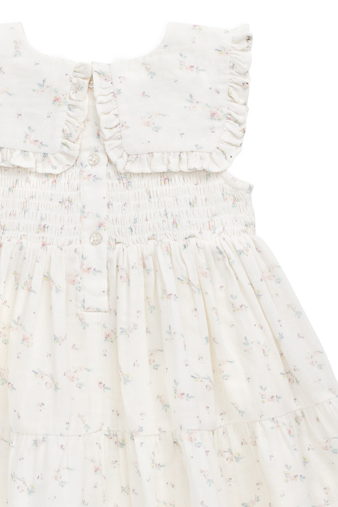 Organic Cotton Muslin Christabel Dress - Solange Snow Childrens Dress from Jamie Kay NZ
