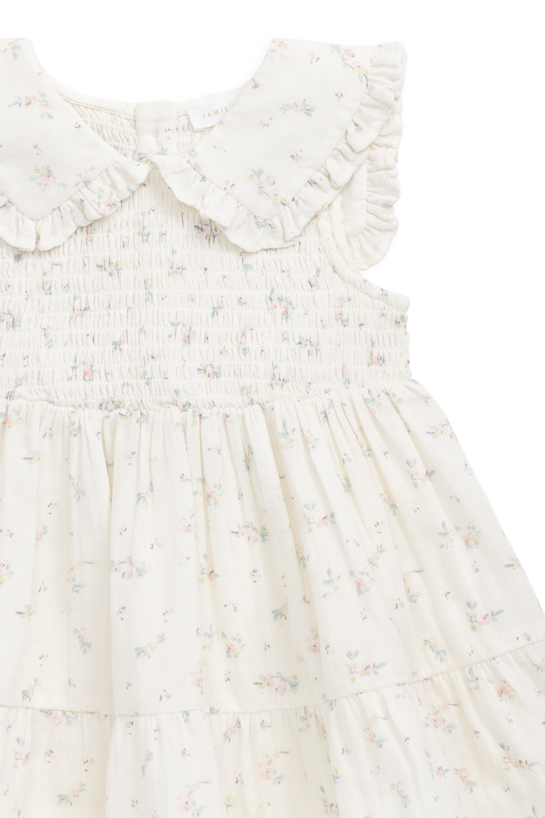 Organic Cotton Muslin Christabel Dress - Solange Snow Childrens Dress from Jamie Kay NZ