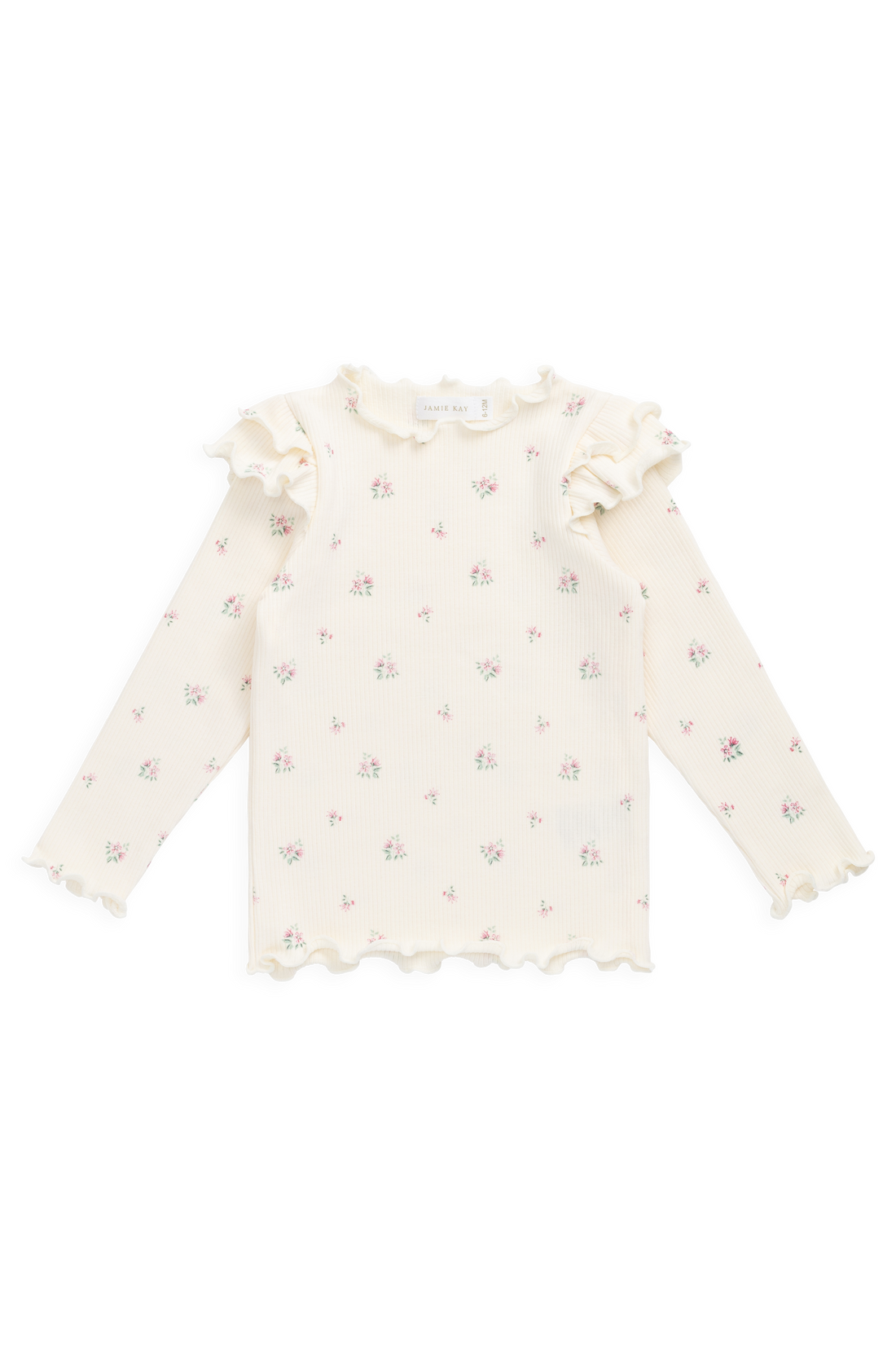 Organic Cotton Rib Winslet Top - Emma Whisper Childrens Top from Jamie Kay NZ