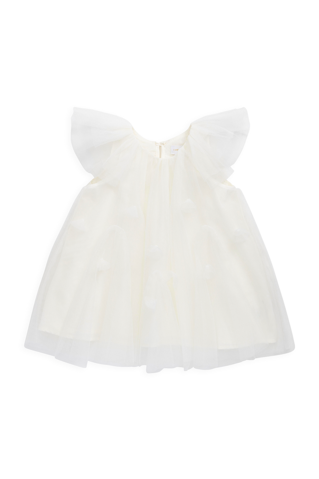 Rhea Tulle Dress - Parchment Childrens Dress from Jamie Kay NZ