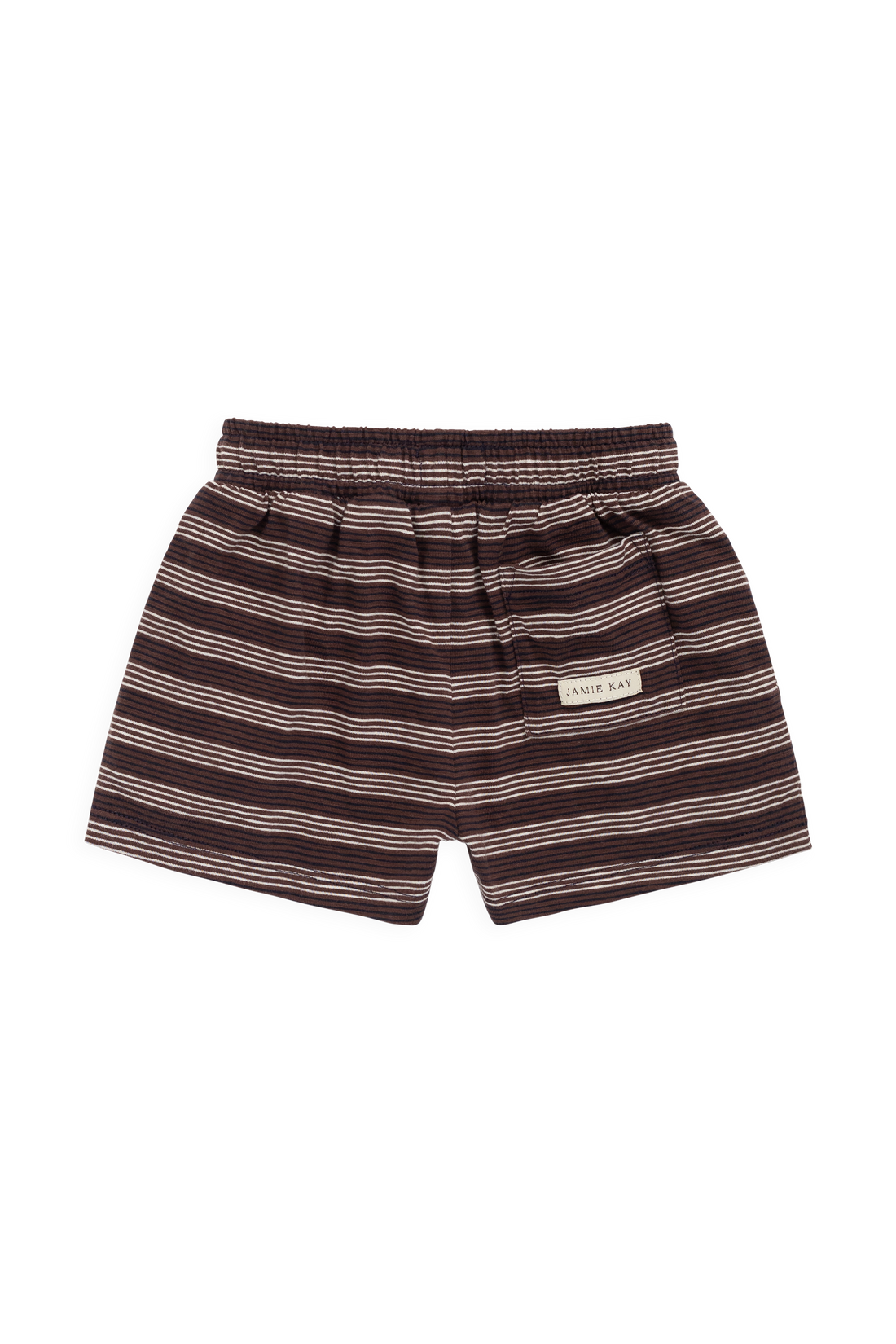 Slub Cotton Iver Short - Regal Stripe Childrens Shorts from Jamie Kay NZ