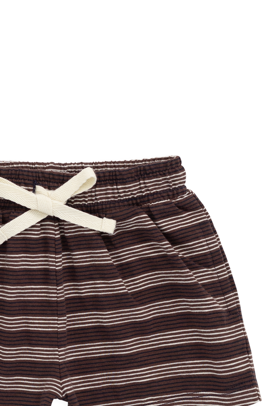 Slub Cotton Iver Short - Regal Stripe Childrens Shorts from Jamie Kay NZ