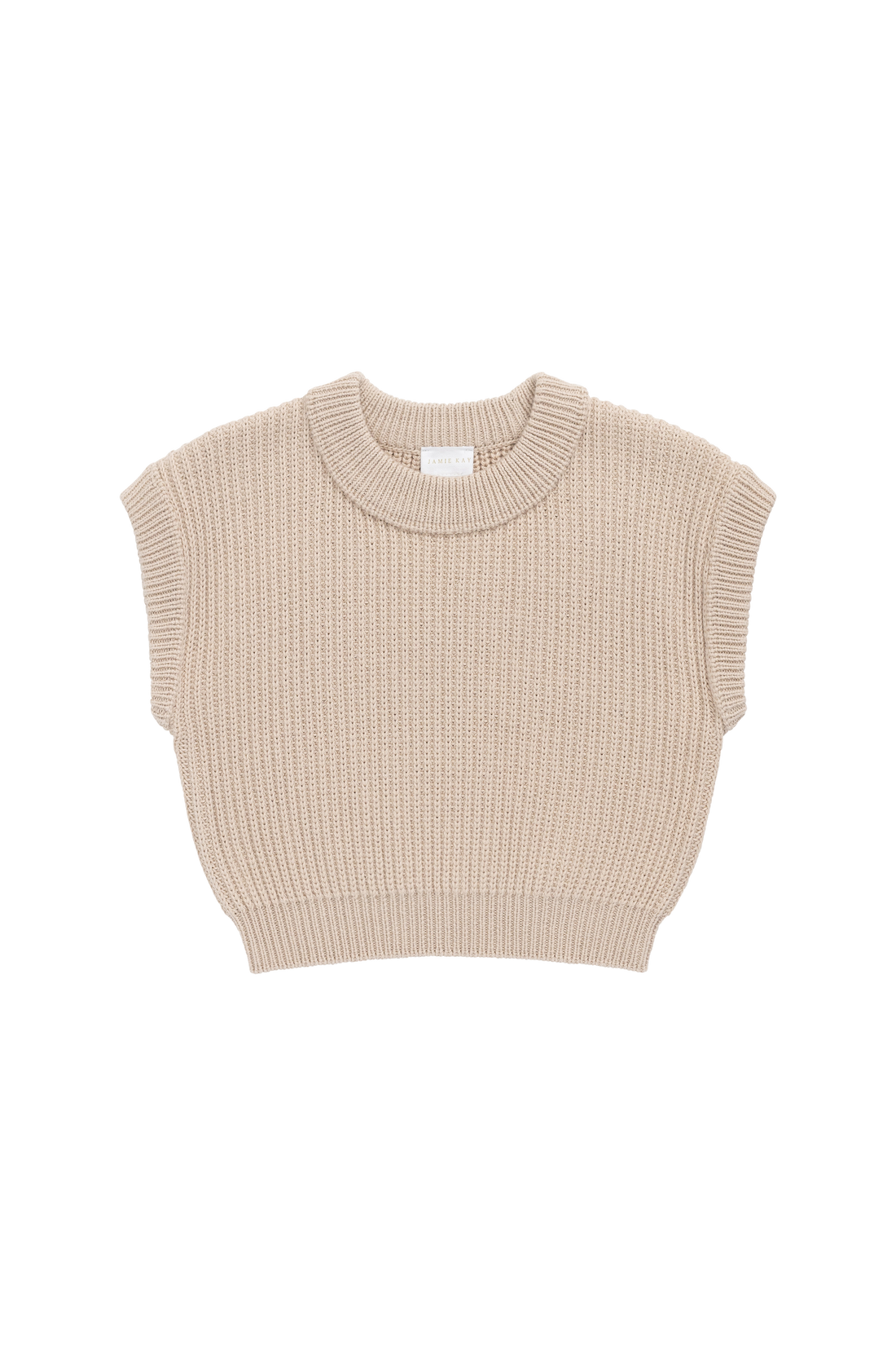 Virgil Knit Vest - Sand Childrens Vest from Jamie Kay NZ