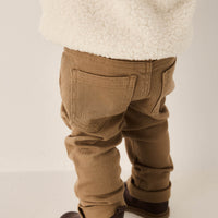 Austin Woven Pant - Wheat Childrens Pant from Jamie Kay NZ