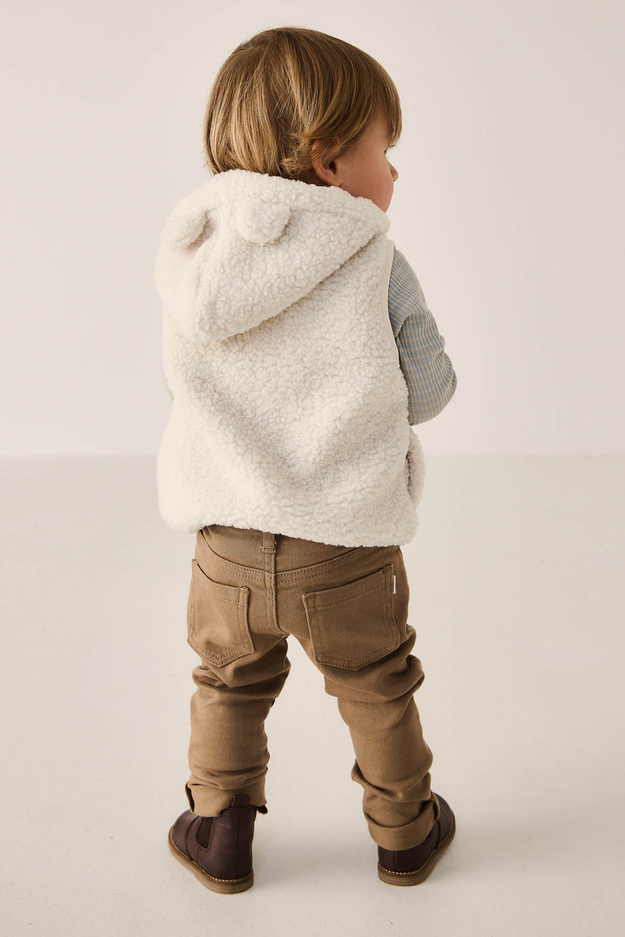 Austin Woven Pant - Wheat Childrens Pant from Jamie Kay NZ