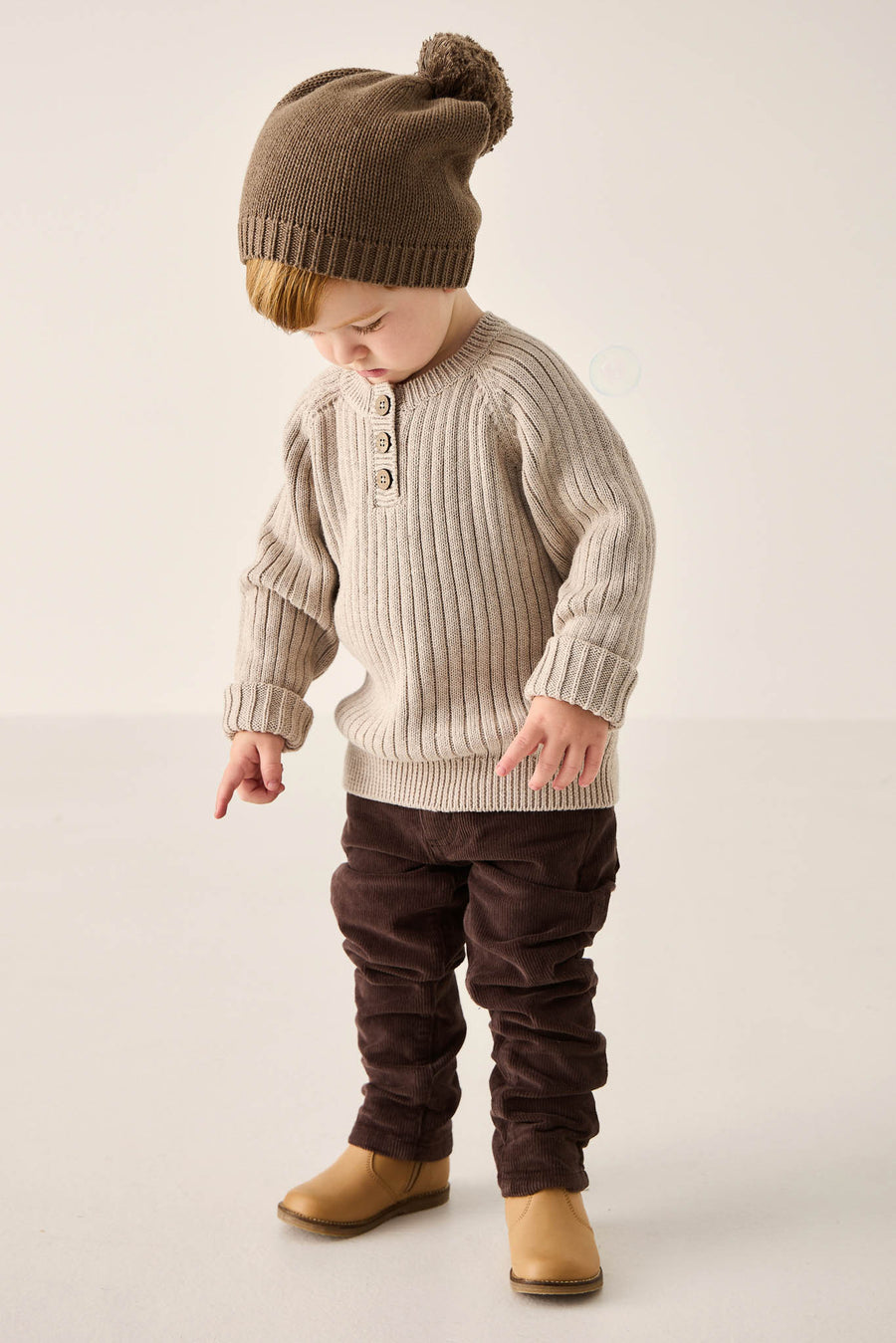 Austin Woven Pant - Bear Childrens Pant from Jamie Kay NZ