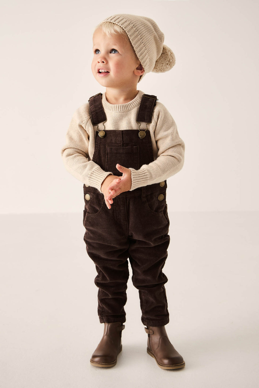 Jordie Cord Overall - Bear Childrens Overall from Jamie Kay NZ