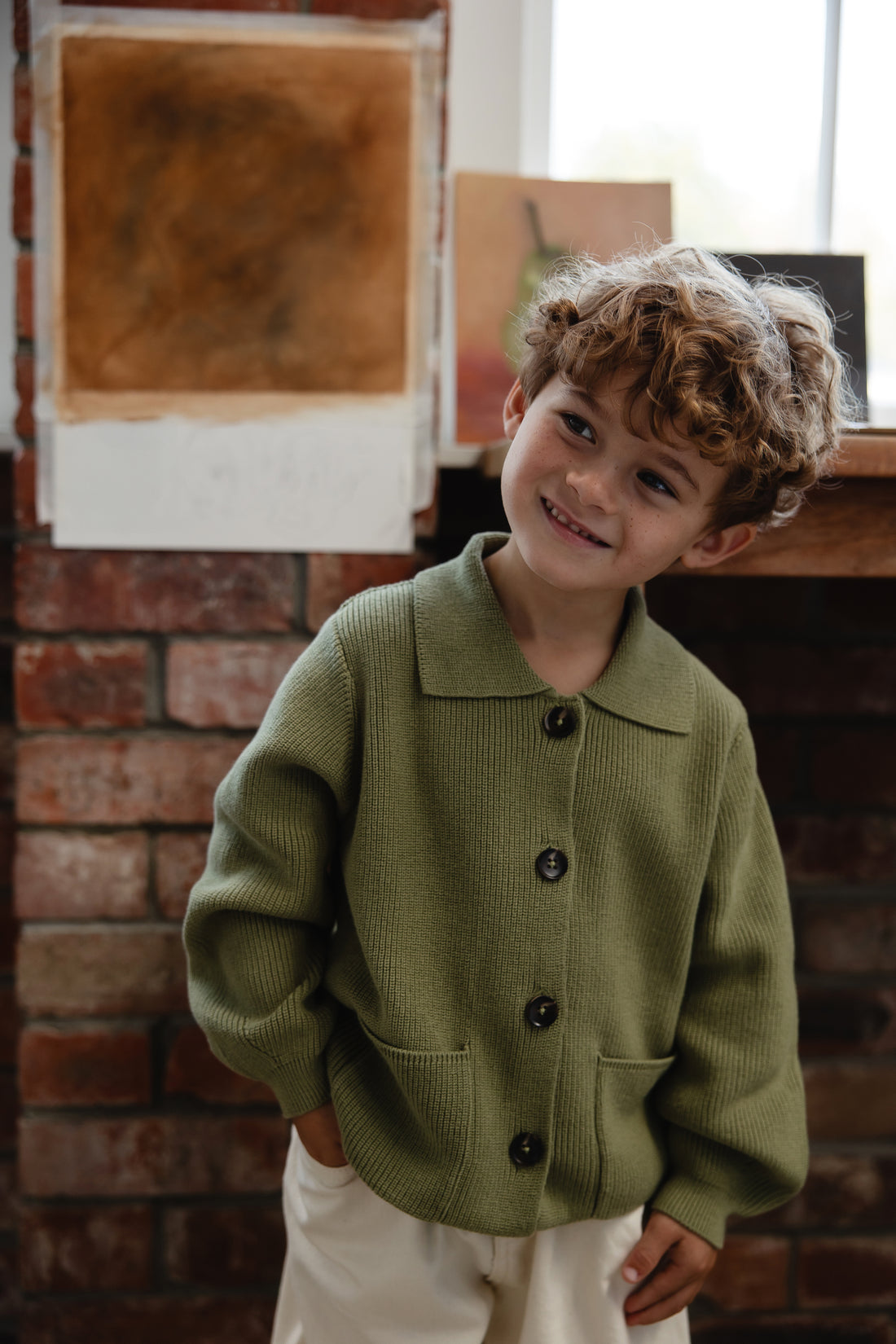 Hendrick Knit Jacket - Backyard Childrens Jacket from Jamie Kay NZ
