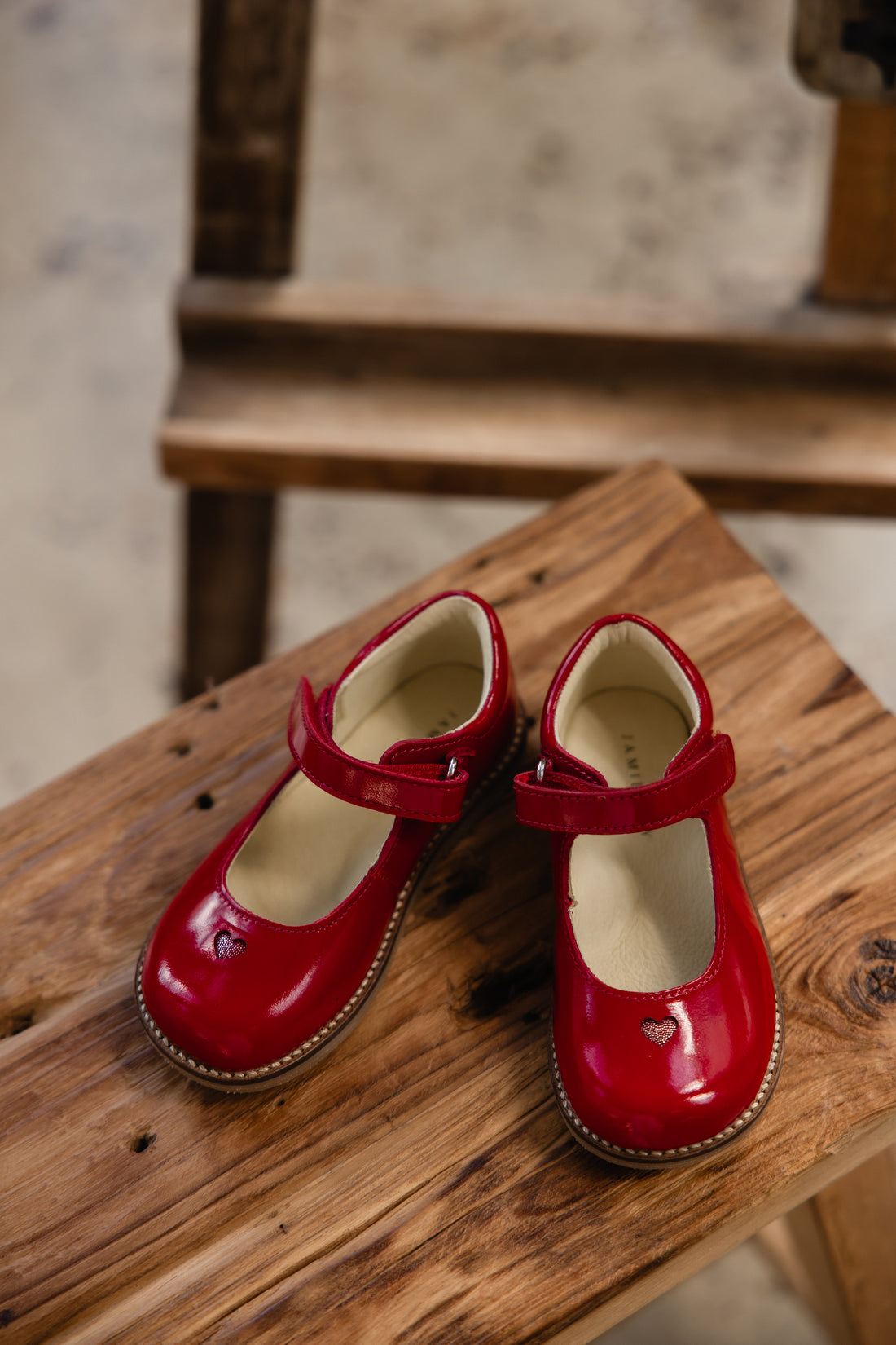 Dahlia Loafer - Patent Red Childrens Footwear from Jamie Kay NZ