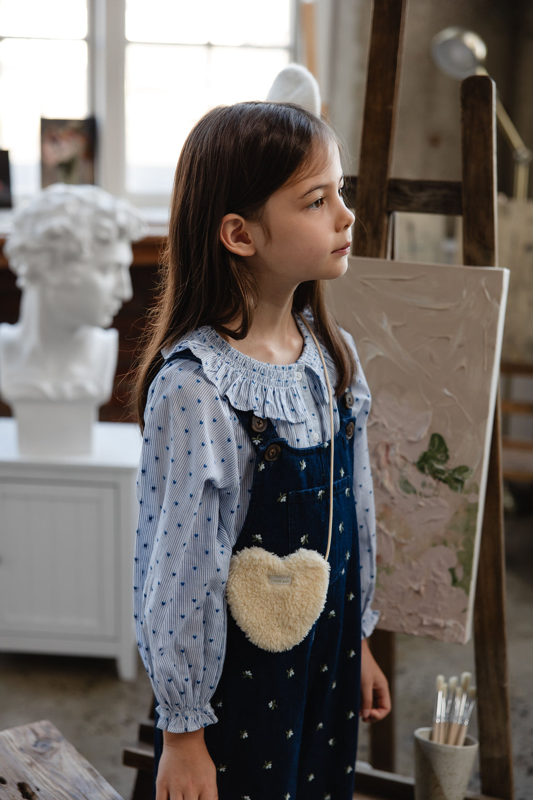 Dorian Overall - Lisa Indigo Childrens Overall from Jamie Kay NZ
