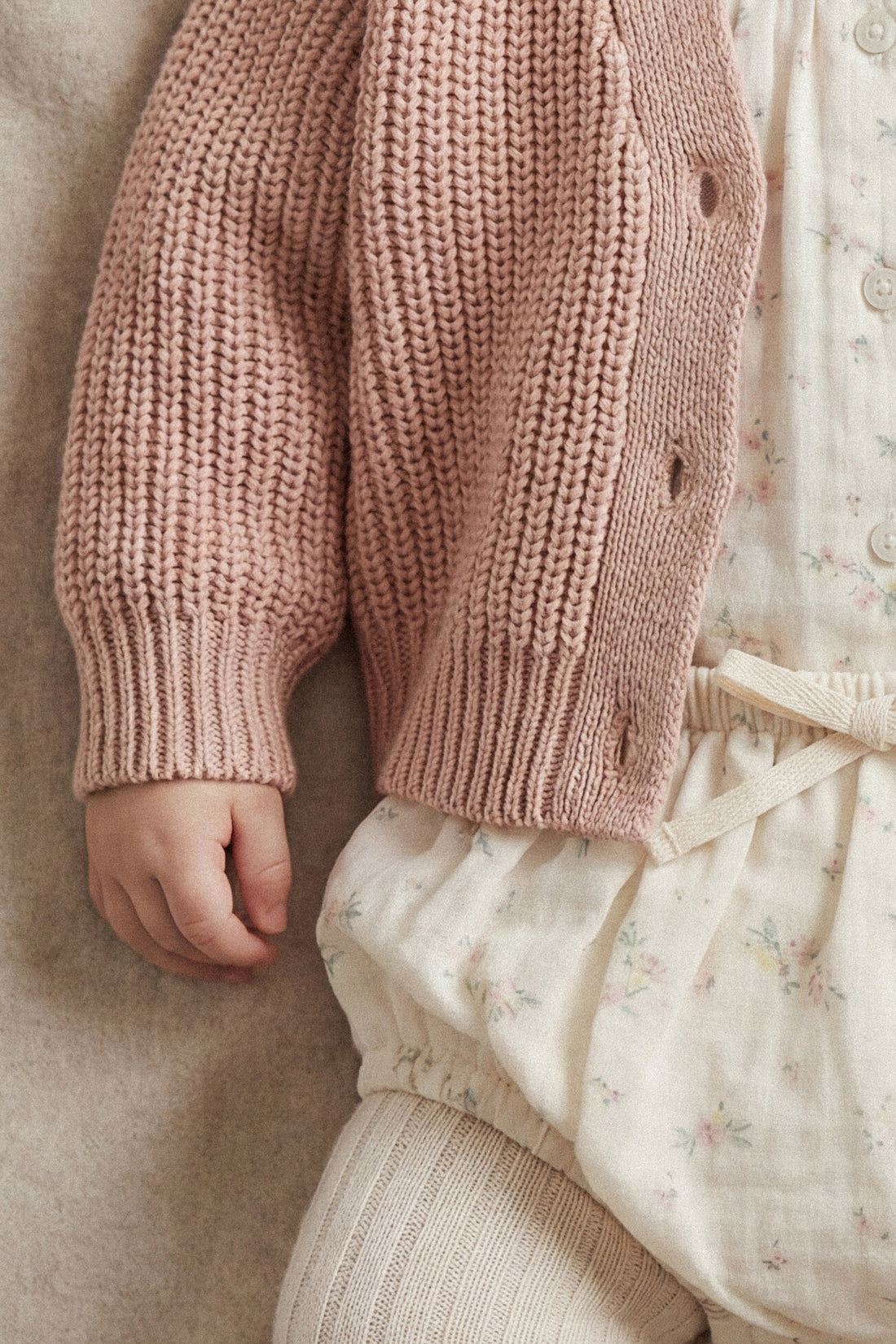 Organic Cotton Muslin Classic Bloomer - Solange Snow Childrens Bloomer from Jamie Kay NZ
