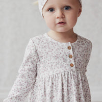 Organic Cotton Bridget Dress - Posy Floral Childrens Dress from Jamie Kay NZ