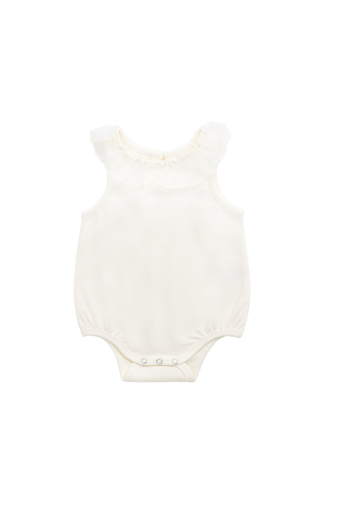 Adalyn Playsuit - Parchment Childrens Playsuit from Jamie Kay NZ