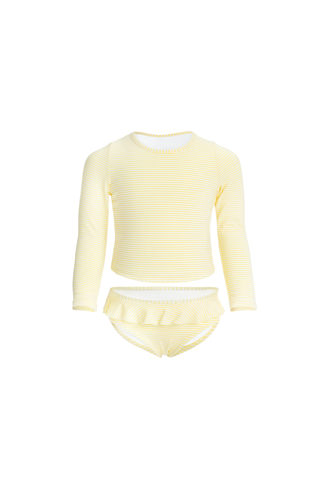 Brielle Swim Set - Camomile Stripe Childrens Swimwear from Jamie Kay NZ