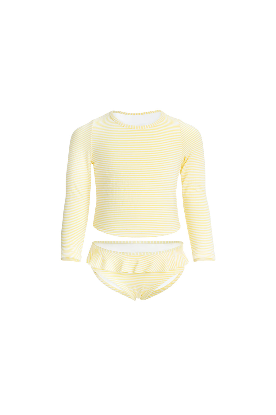 Brielle Swim Set - Camomile Stripe Childrens Swimwear from Jamie Kay NZ