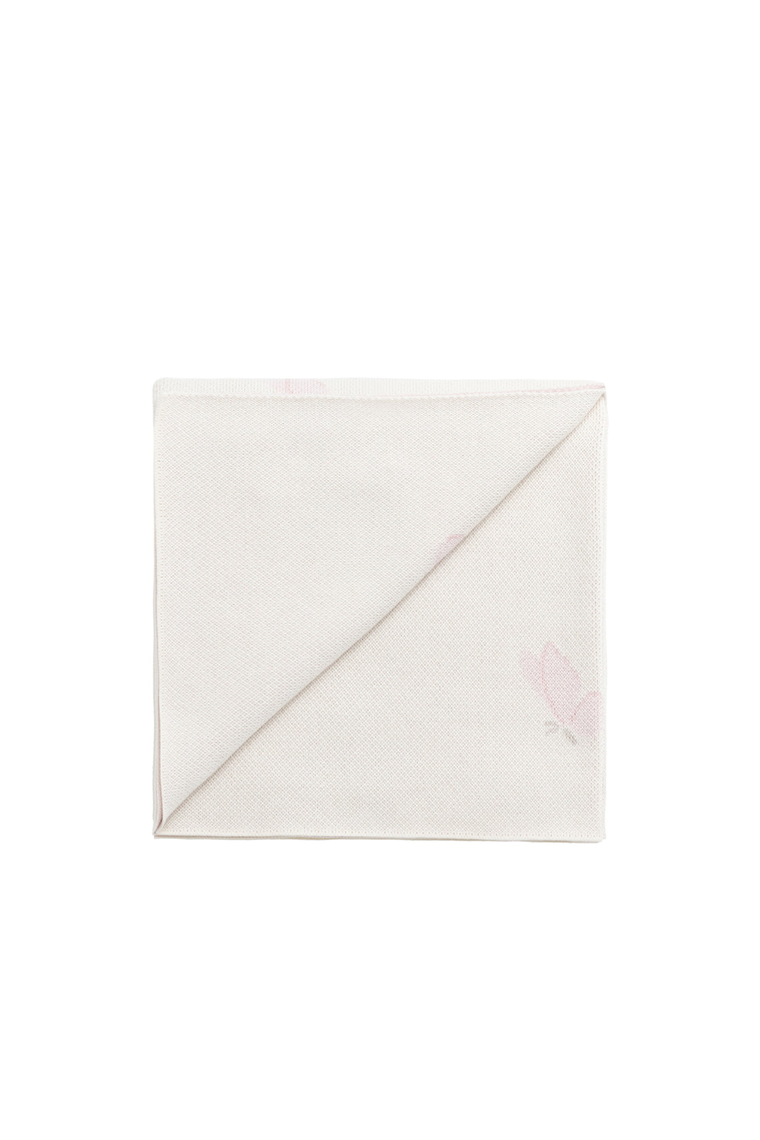 Cassie Jacquard Blanket - Egret Childrens Blanket from Jamie Kay NZ