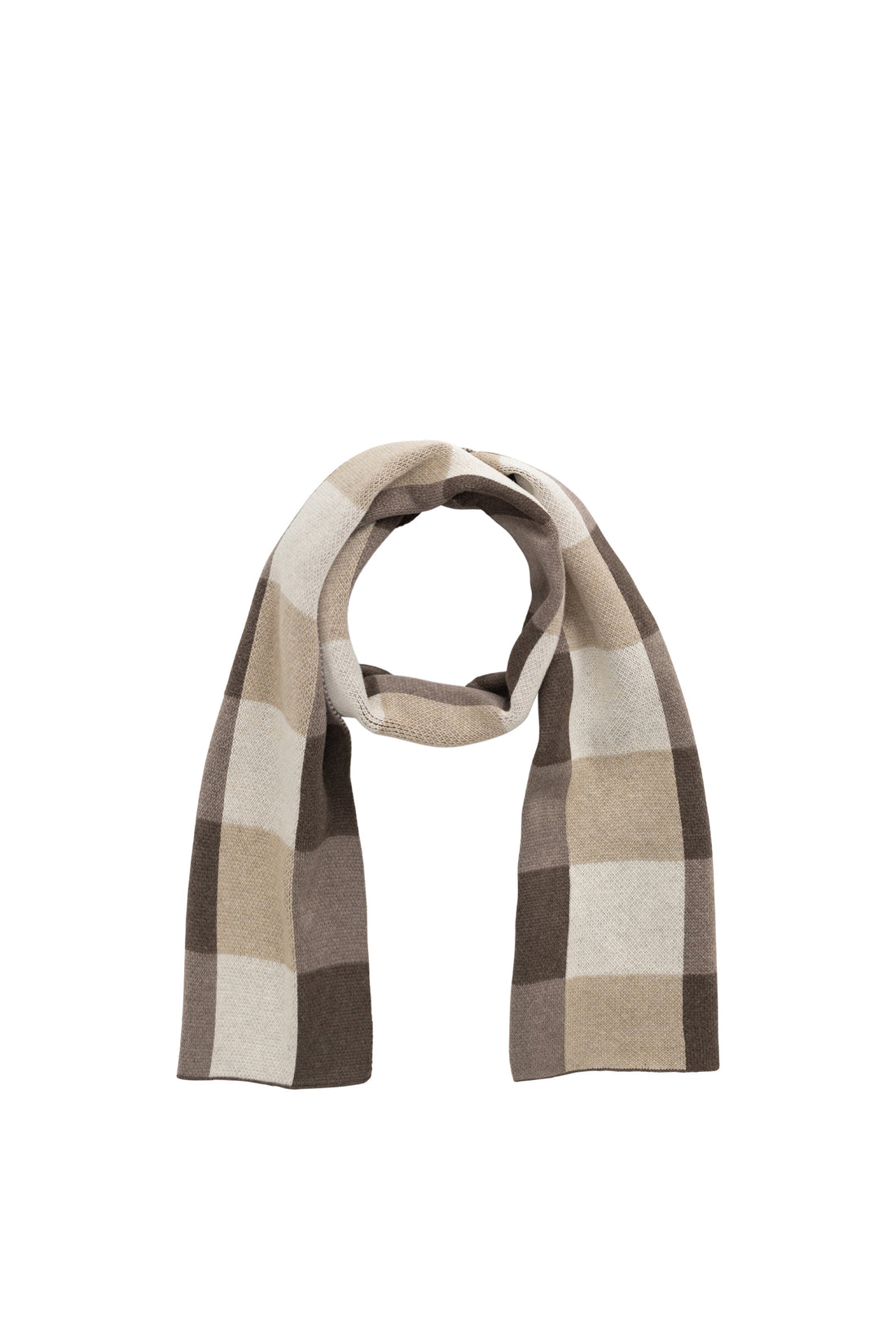 Checkered Scarf - Brioche Childrens Scarf from Jamie Kay NZ