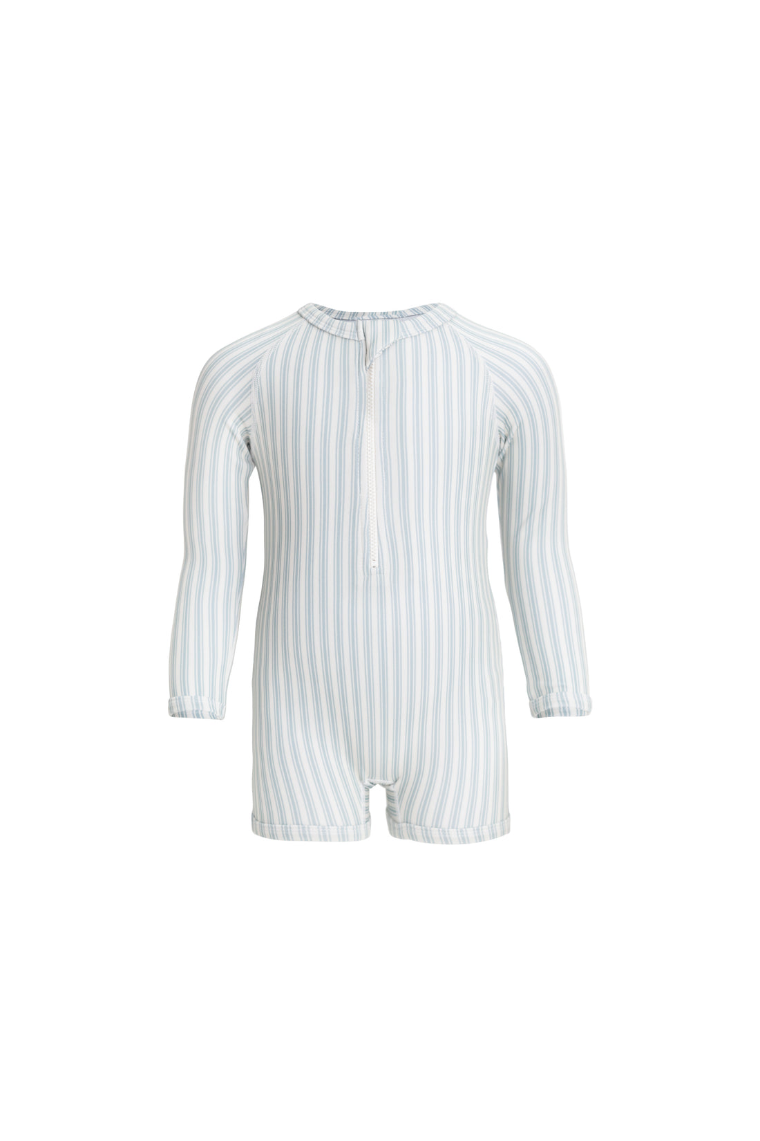 Florian Zip Swimsuit - Variegated Stripe Cenote Childrens Swimwear from Jamie Kay NZ