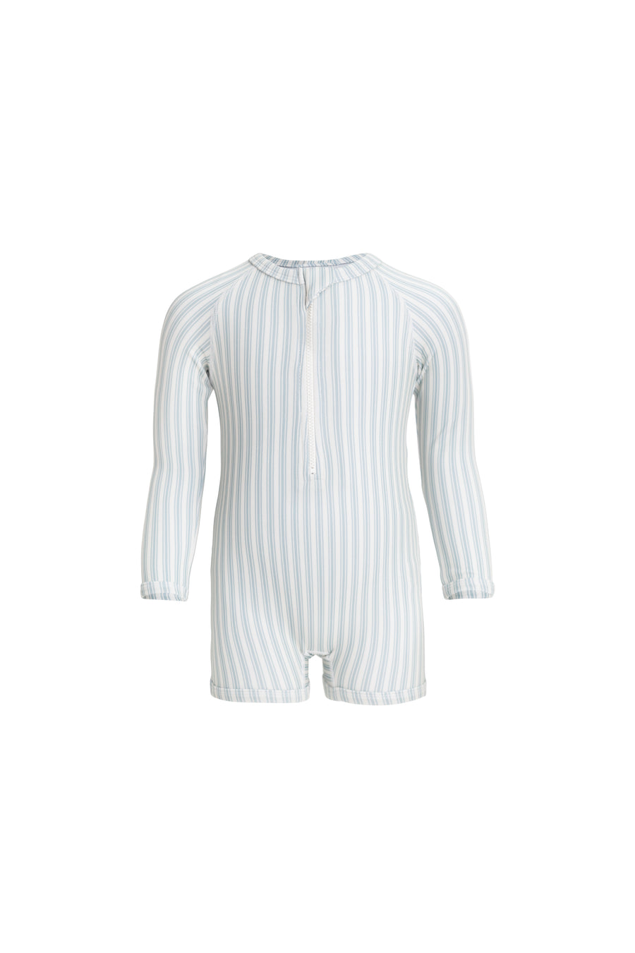 Florian Zip Swimsuit - Variegated Stripe Cenote Childrens Swimwear from Jamie Kay NZ