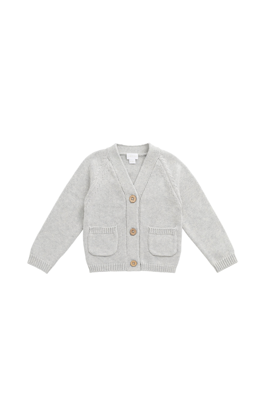 Franco Cardigan - Light Grey Marle Childrens Cardigan from Jamie Kay NZ