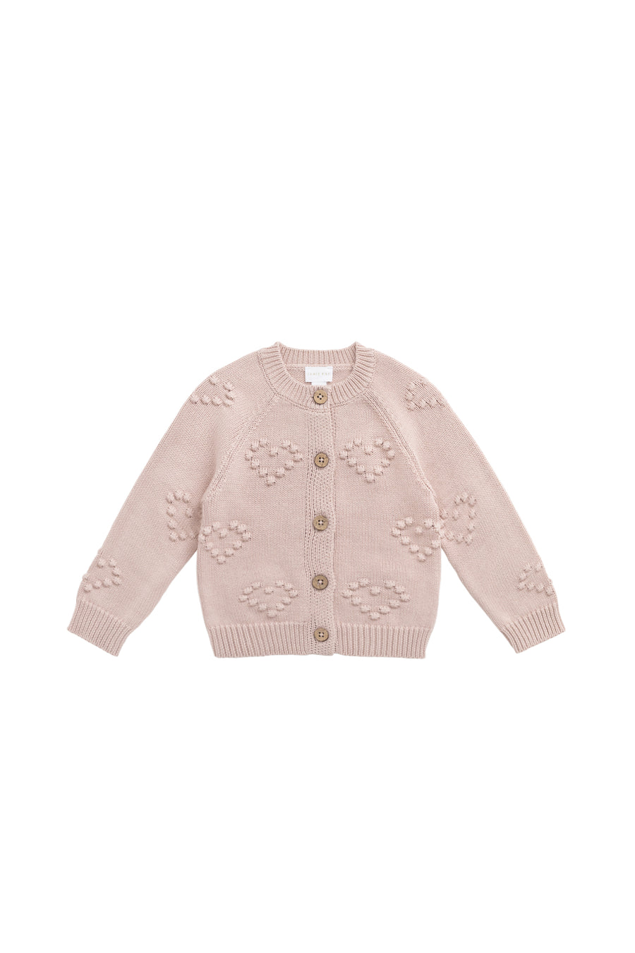 Gracie Cardigan - Shell Pink Childrens Cardigan from Jamie Kay NZ