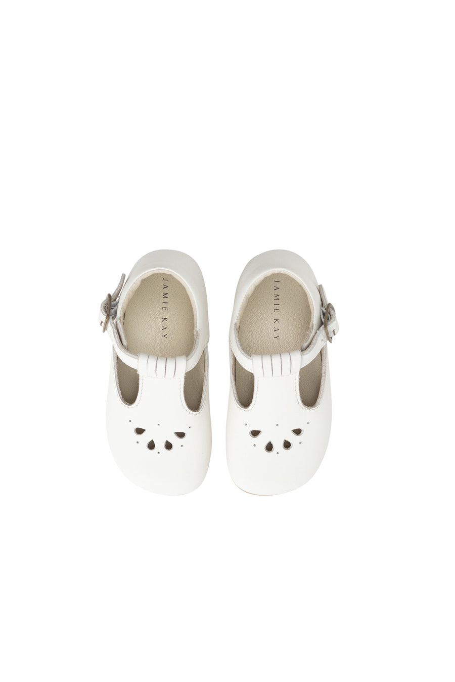 Lulu Shoe - Soft Action White Childrens Footwear from Jamie Kay NZ